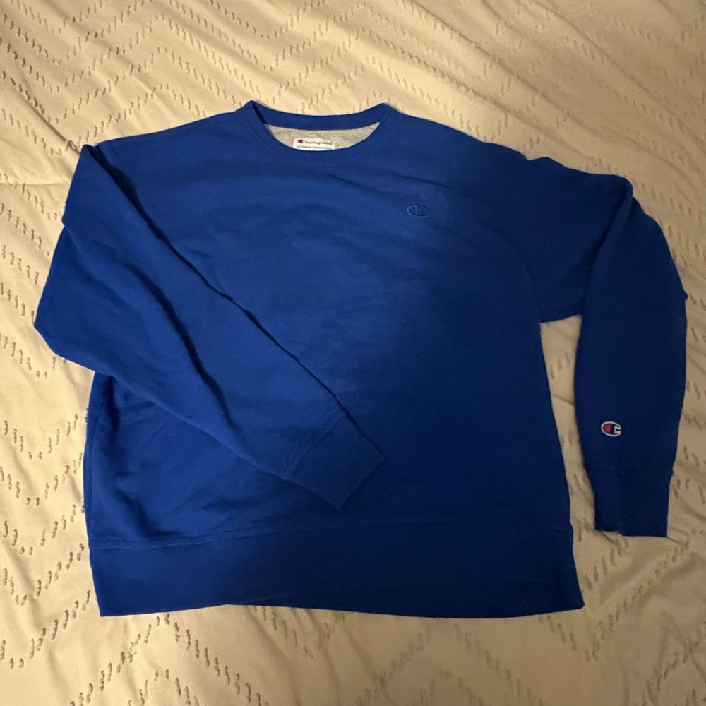 Champion Royal Blue Men's Crewneck Sweatshirt